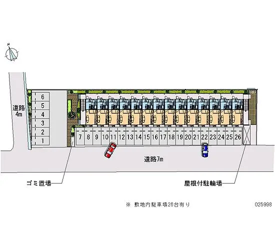 ★手数料０円★中津市中央町１丁目　月極駐車場（LP）